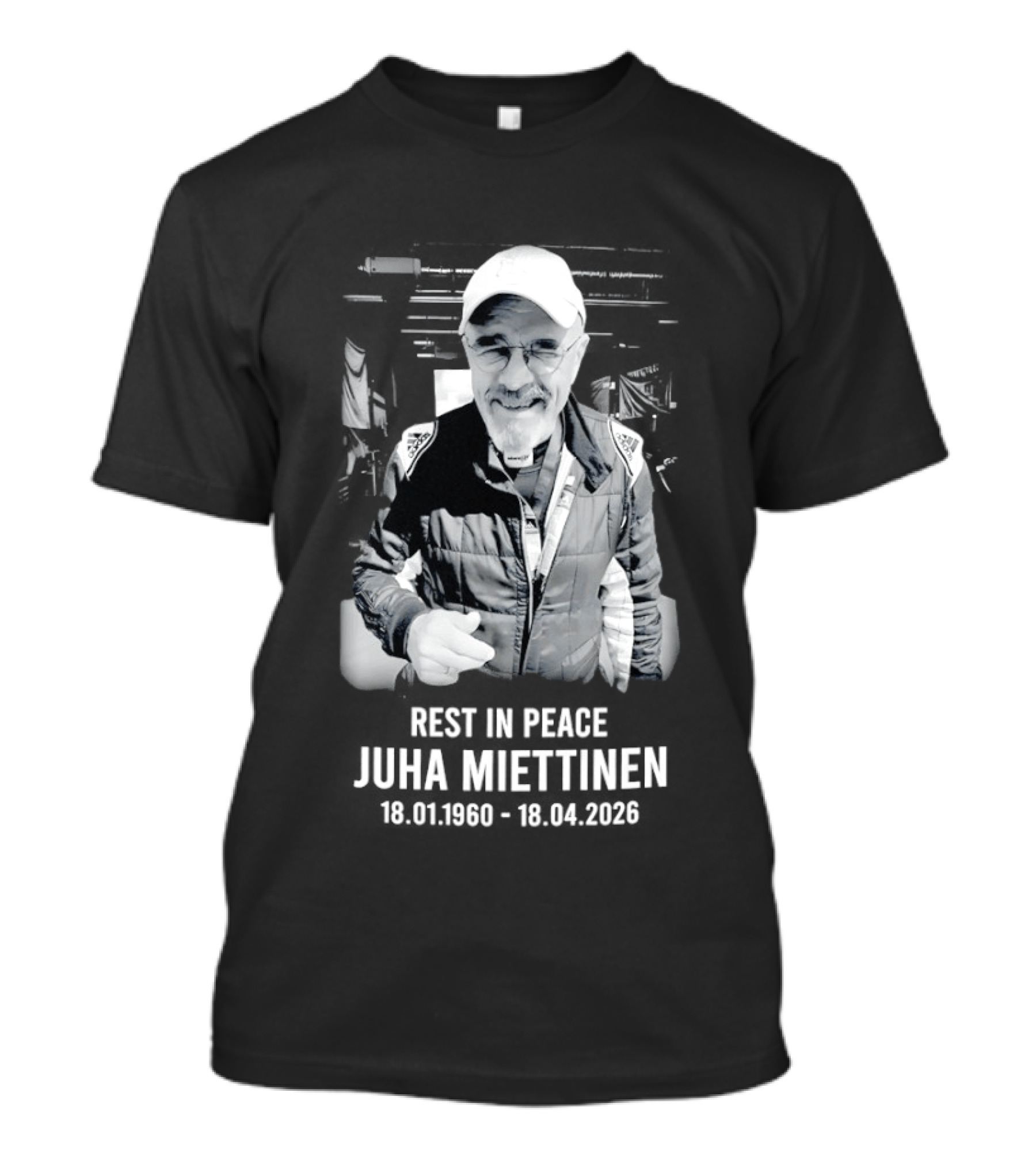 Juha Miettinen In Loving Memory 1960 2026 Rest In Peace Nurburgring Racing T-Shirt