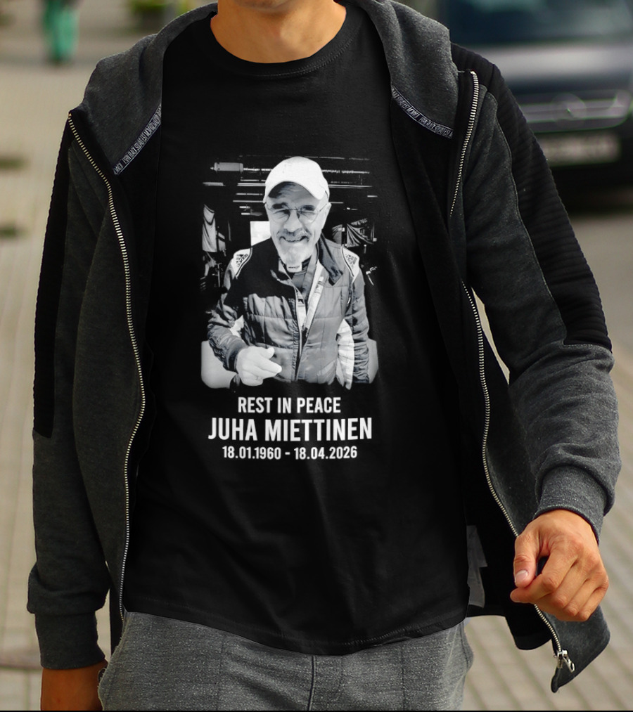 Juha Miettinen In Loving Memory 1960 2026 Rest In Peace Nurburgring Racing T-Shirt