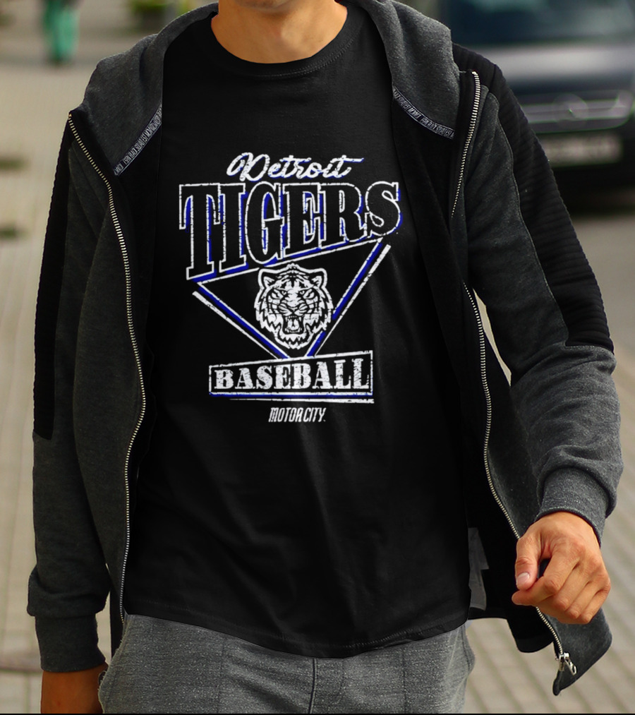 Detroit Tigers MLB Baseball Motor City Tigers 2026 City Connect T-Shirt