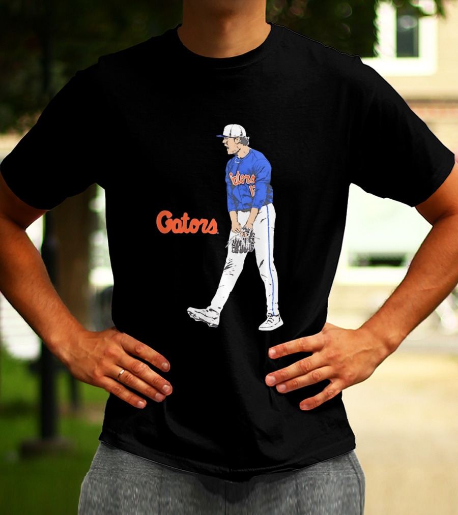 Liam Peterson Florida Gators Baseball Intense Scream Moment T-Shirt