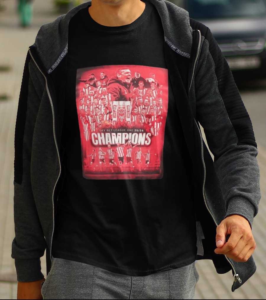 Sky Bet League One 25 26 Lincoln City Champions T-Shirt