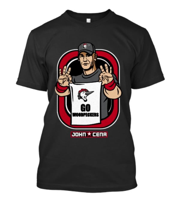 John Cena Go Woodpeckers WWE Special Edition T-Shirt