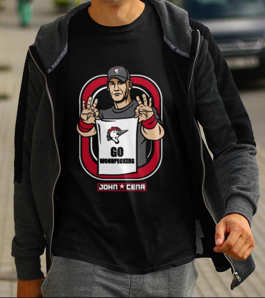 John Cena Go Woodpeckers WWE Special Edition T-Shirt