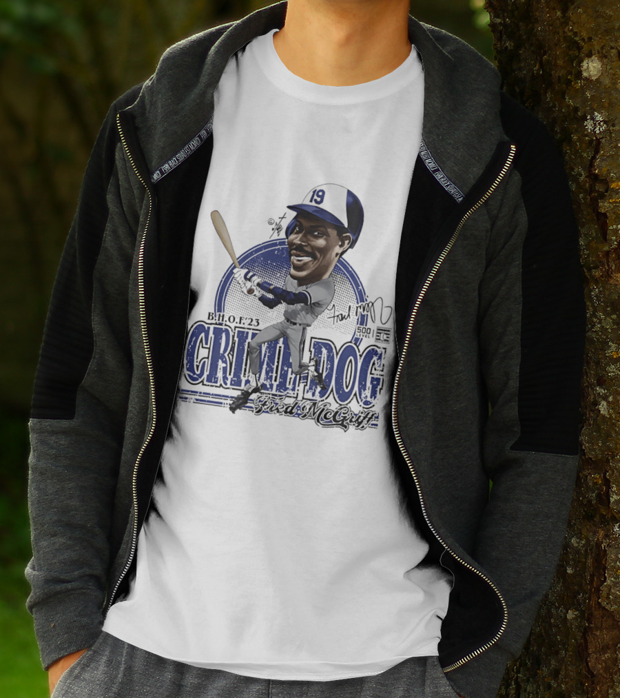 Fred McGriff Crime Dog B.H.O.F.23 Toronto Blue Jays Bruce Stark T-Shirt