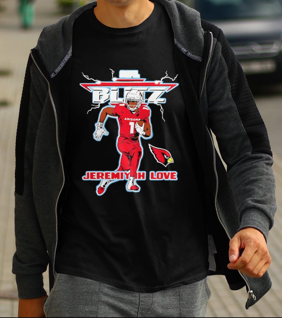 Arizona Cardinals Jeremiyah Love NFL Blitz 2026 T-Shirt
