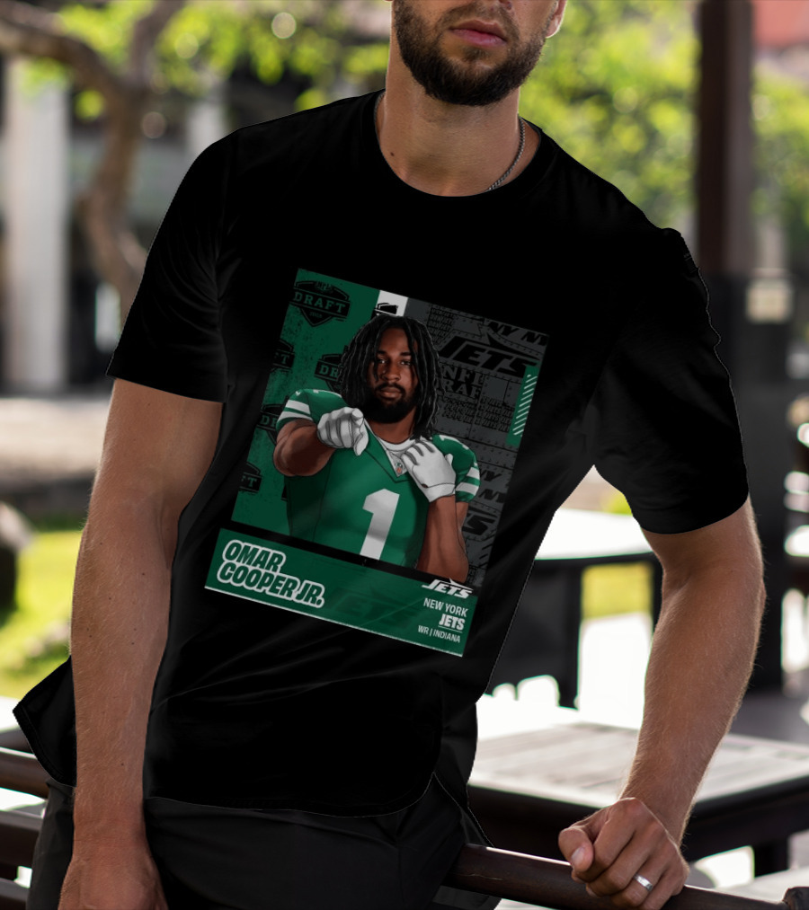 NFL Draft 2026 New York Jets Omar Cooper Jr Round 1 Pick 30 WR Indiana T-Shirt