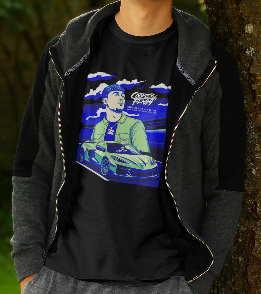 Cooper Flagg 2026 Honorary Pace Car Driver Nascar Cup Series Worth 400 T-Shirt