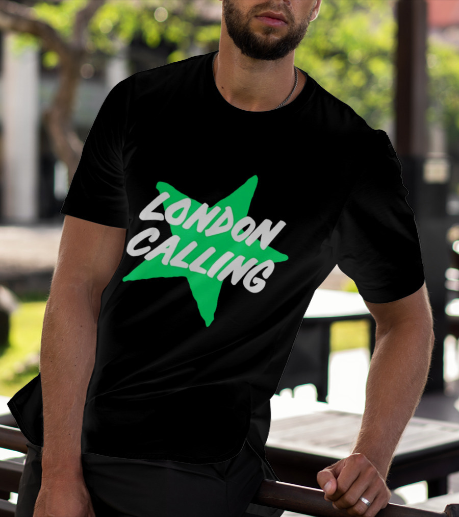 Dallas Stars London Calling The Clash Hockey Star T-Shirt