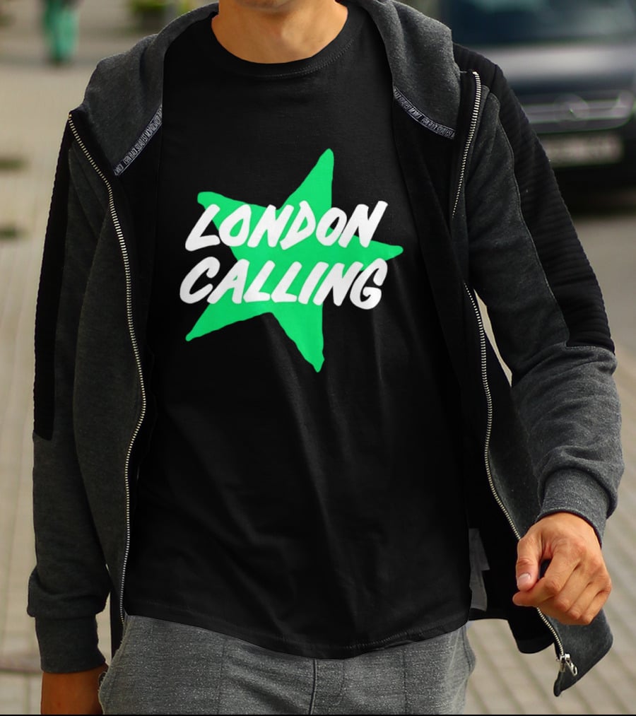 Dallas Stars London Calling The Clash Hockey Star T-Shirt