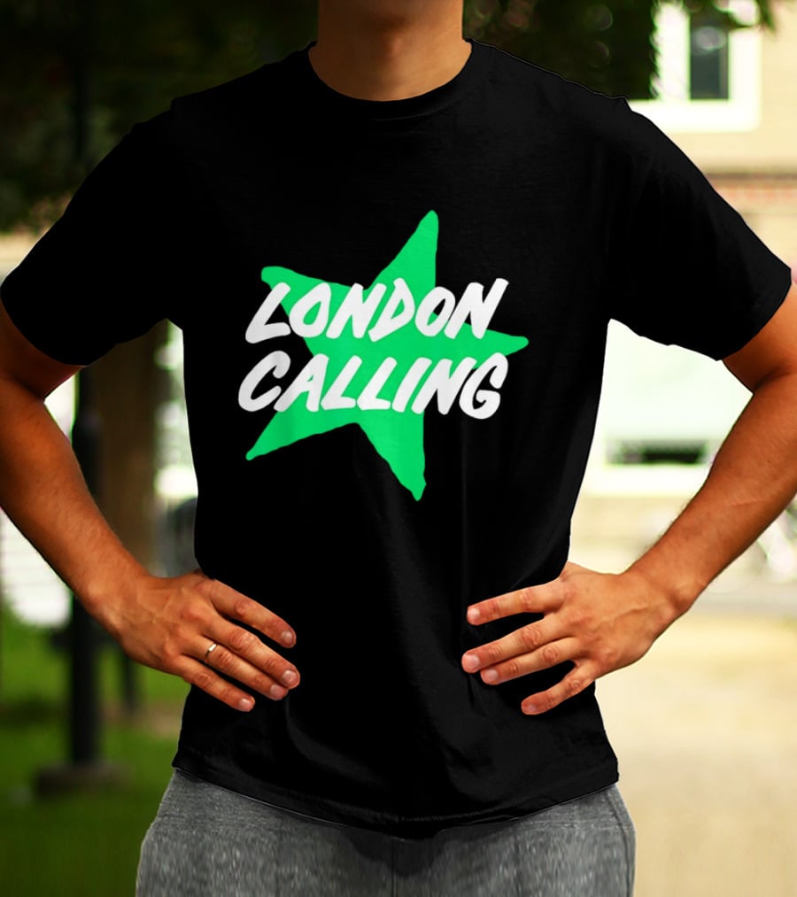Dallas Stars London Calling The Clash Hockey Star T-Shirt