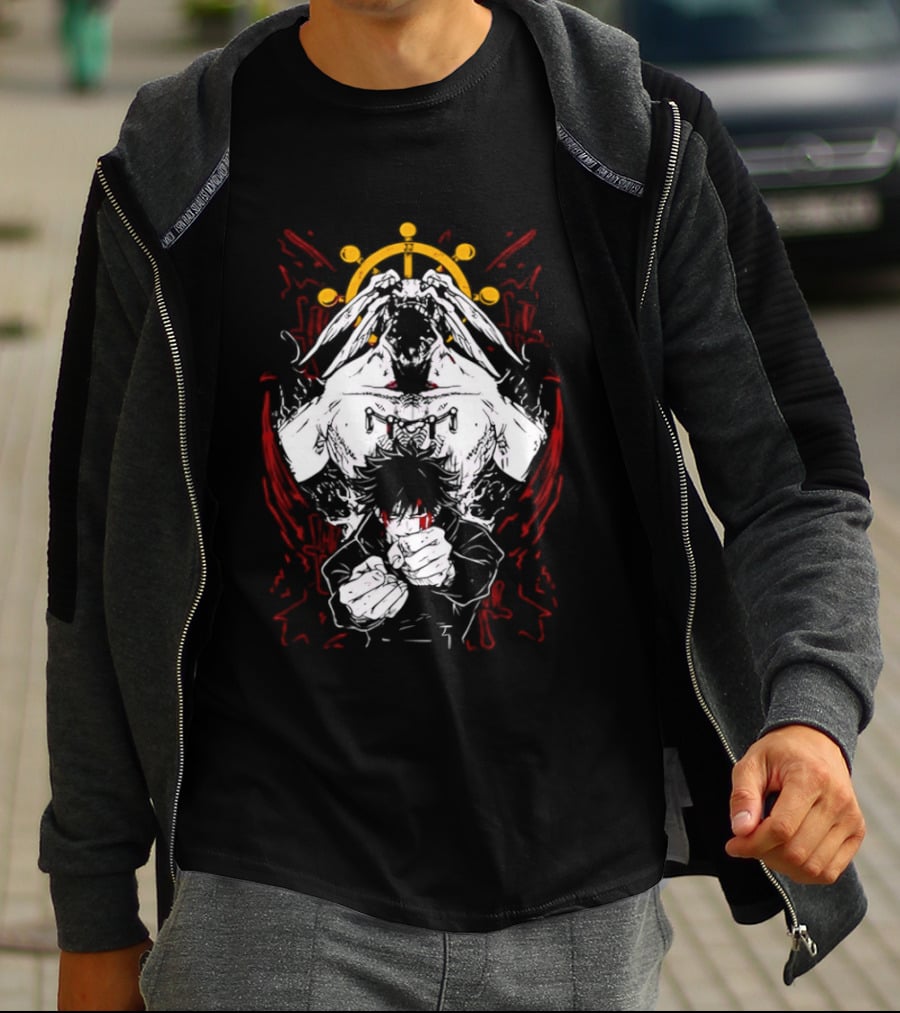 Dark Anime Summoner Characters Celestial Crown Warrior T-Shirt