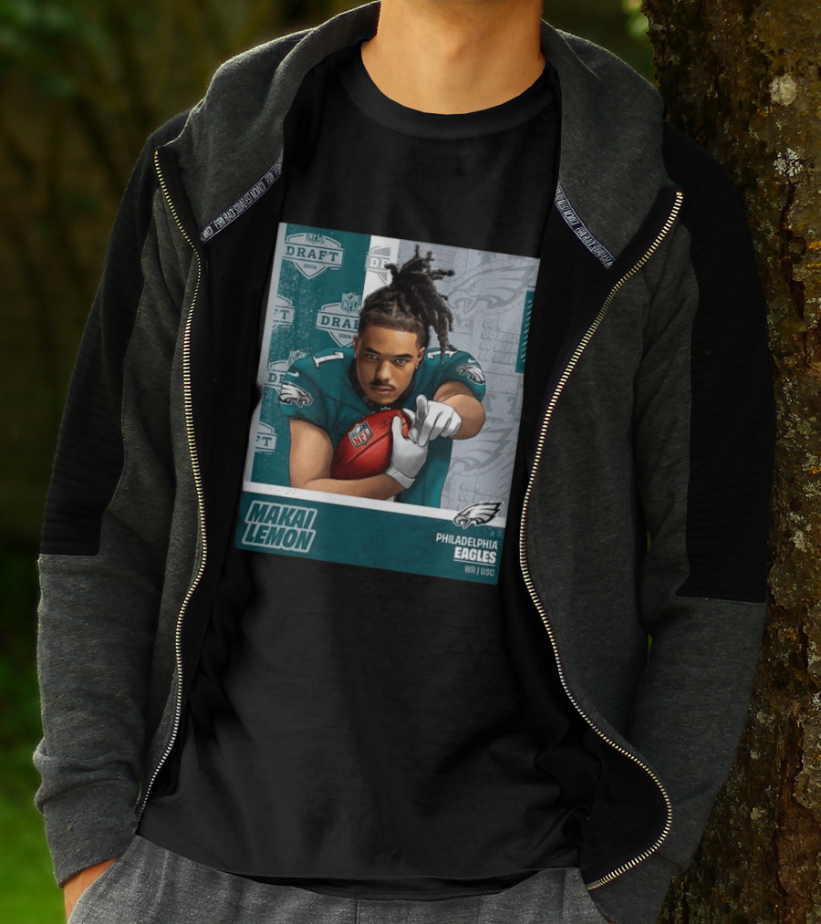 Philadelphia Eagles Makai Lemon WR USC 2026 NFL Draft Pick 20 T-Shirt