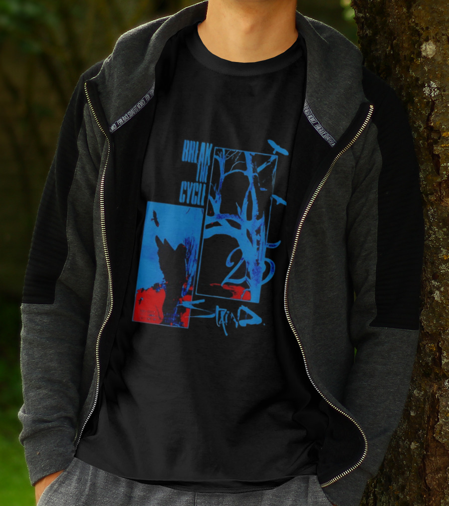 Staind Break The Cycle 25 Anniversary Peaceful Day Vibrant Blue Nature Scene T-Shirt