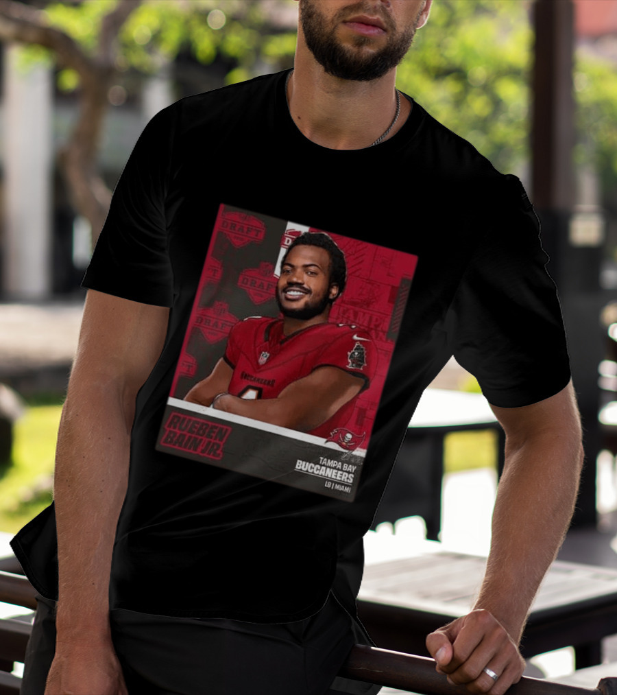 Tampa Bay Buccaneers Rueben Bain Jr Draft Round 1 Pick 15 LB Miami 2026 T-Shirt