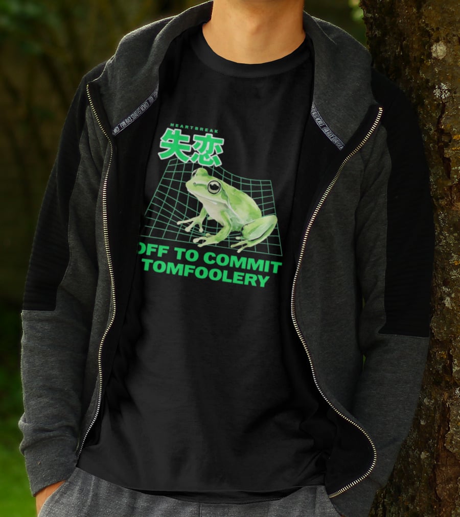 Off To Commit Tomfoolery Frog T-Shirt
