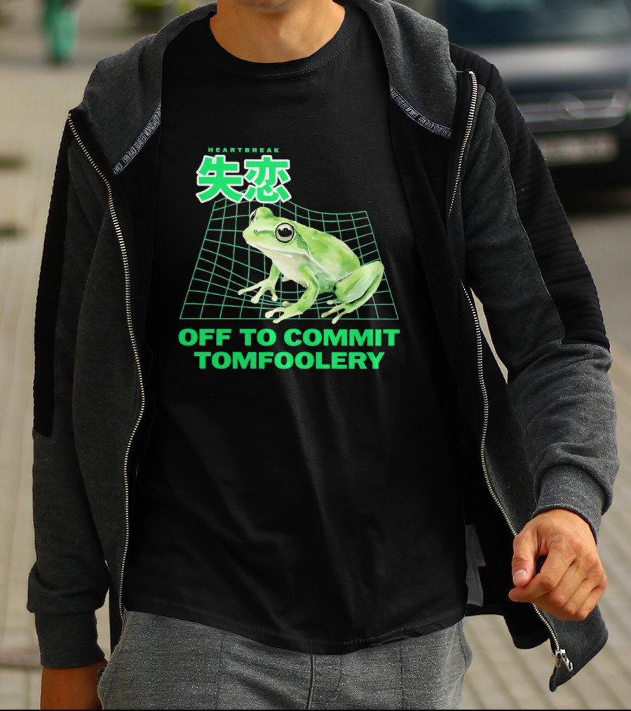 Off To Commit Tomfoolery Frog T-Shirt