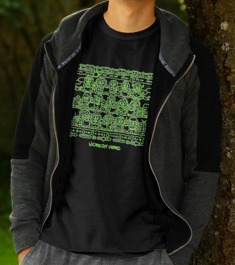 Fujii Kaze Prema World Tour 2026 Working Hard Merchandise T-Shirt