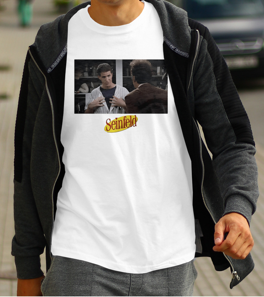 Seinfeld Kramer O'Neill Yankees Crossover Scene T-Shirt