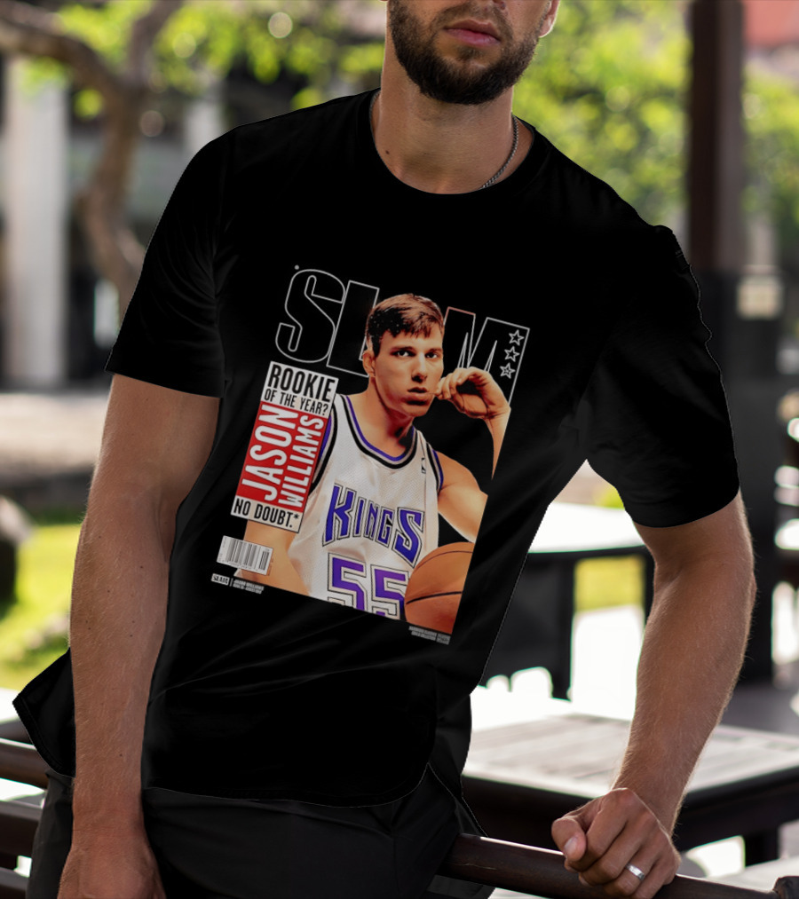 Jason Williams Rookie Of The Year No Doubt Sacramento Kings Slam Cover NBA T-Shirt