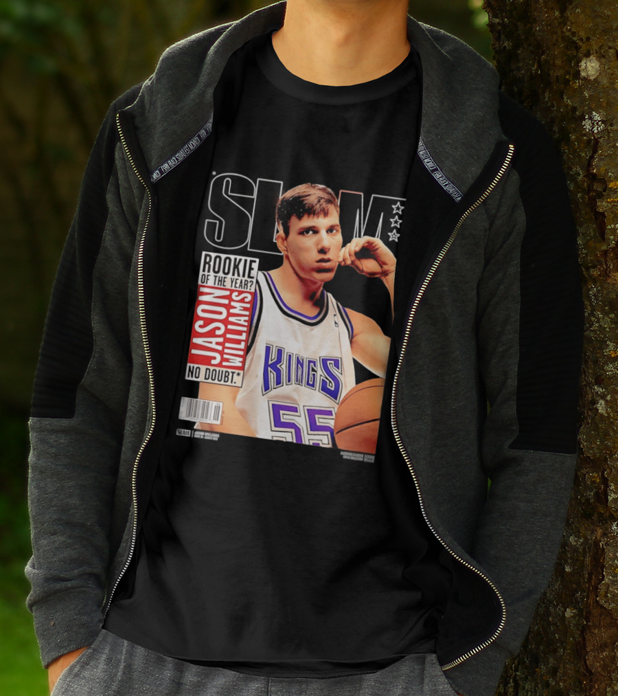 Jason Williams Rookie Of The Year No Doubt Sacramento Kings Slam Cover NBA T-Shirt
