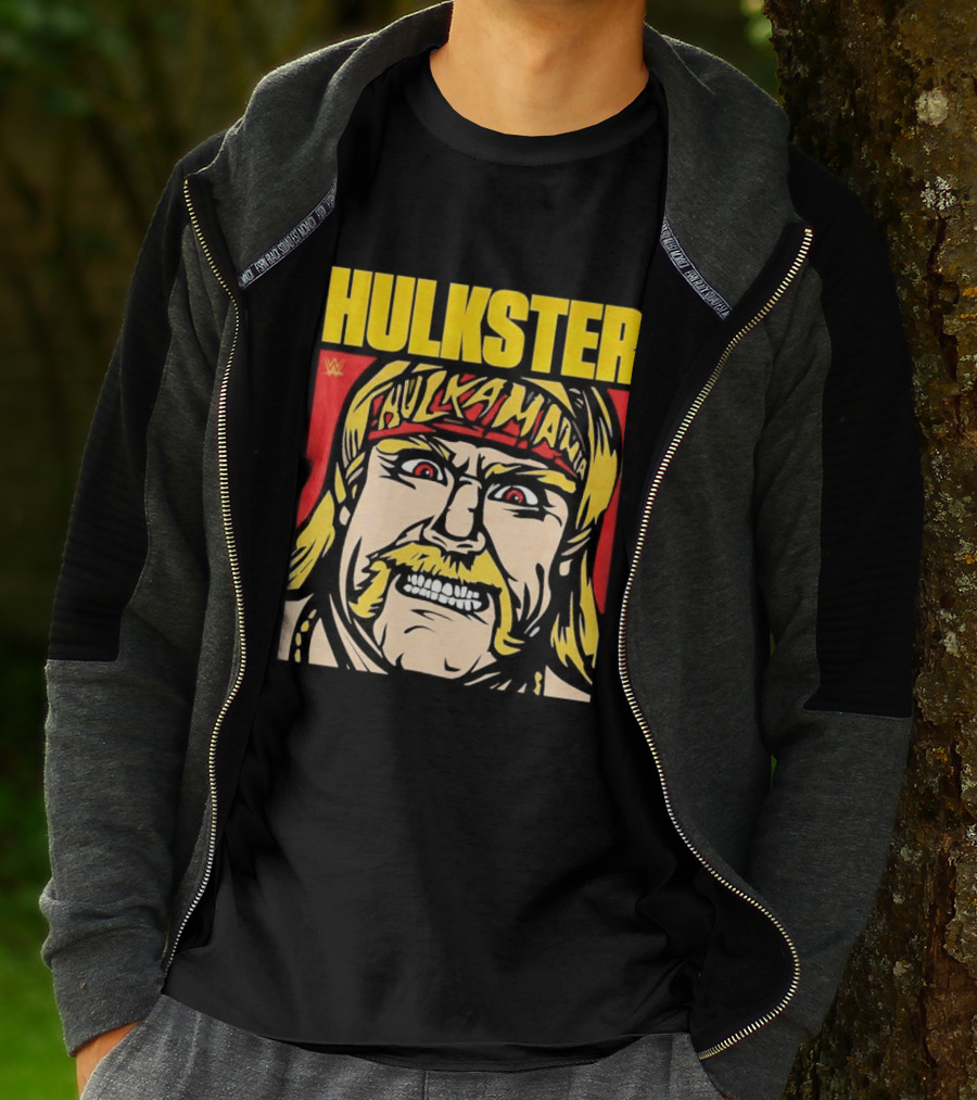 WWE Hulkster Hulkamania Cartoon T-Shirt