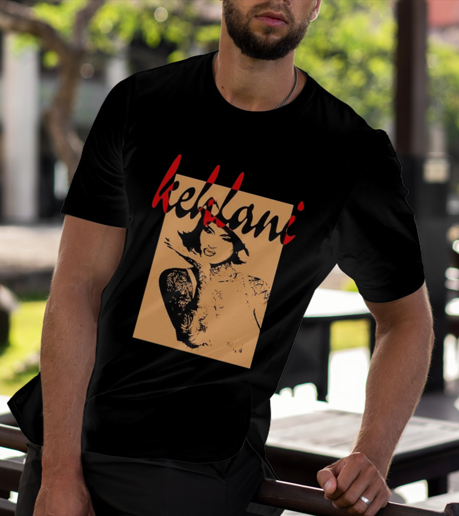 Kehlani 2026 Album Tattoo Art Style Monochrome T-Shirt