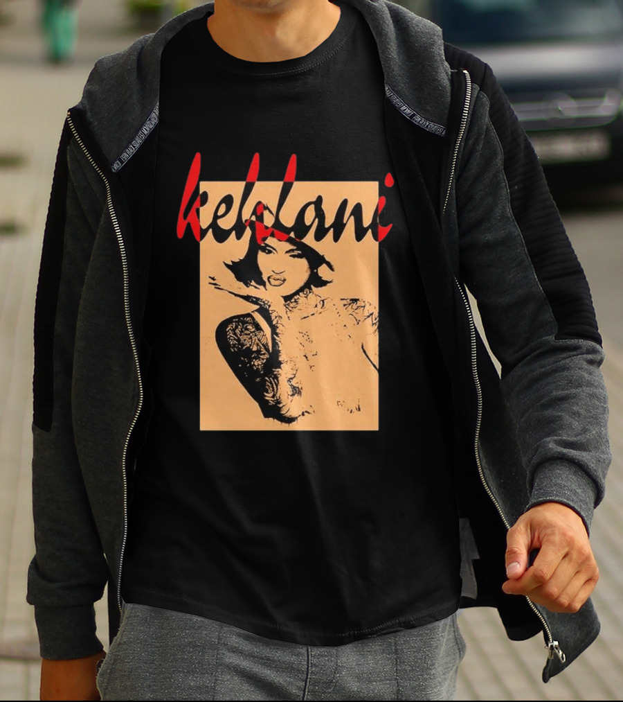 Kehlani 2026 Album Tattoo Art Style Monochrome T-Shirt