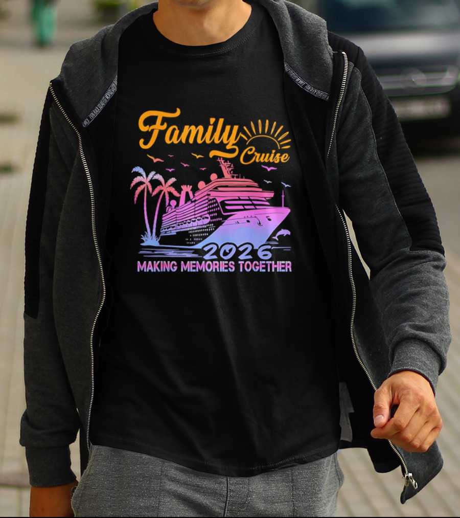 Family Cruise Making Memories Together 2026 Vacation Squad T-Shirt
