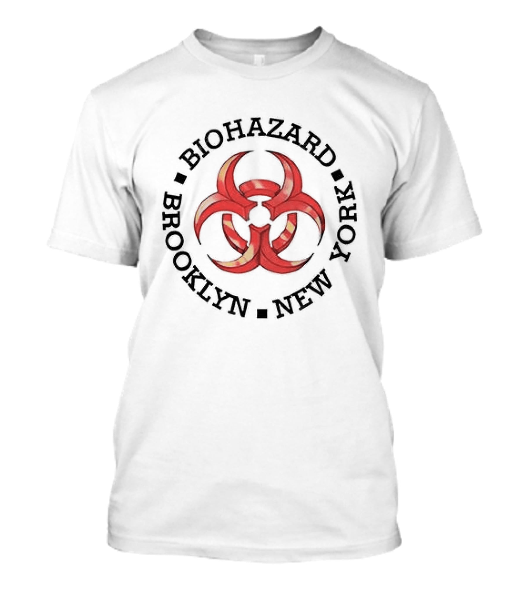 Brooklyn New York Biohazard Survival Of The Fittest T-Shirt