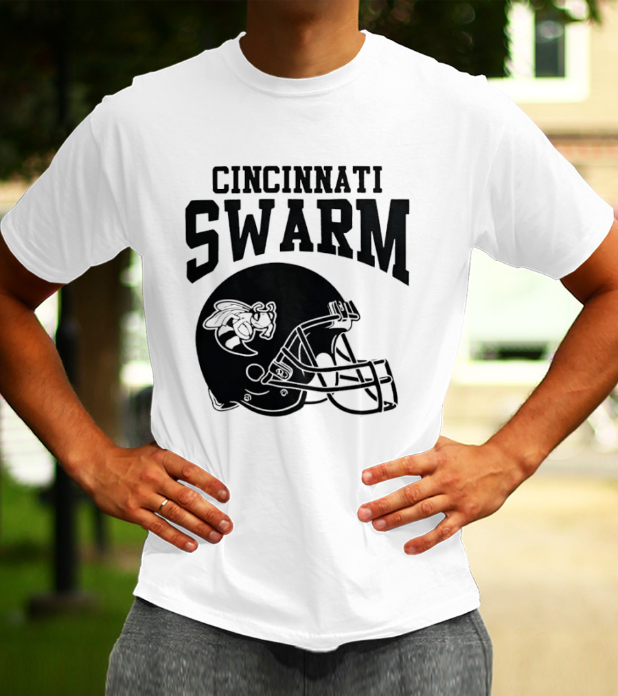 Cincinnati Swarm Hornet Football Helmet 2026 T-Shirt