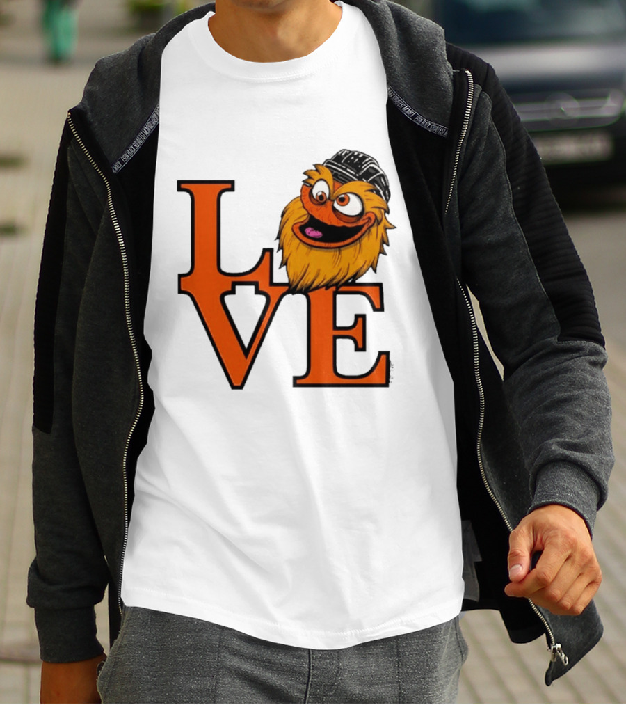 Philadelphia Flyers Gritty Love NHL Hockey 2026 T-Shirt