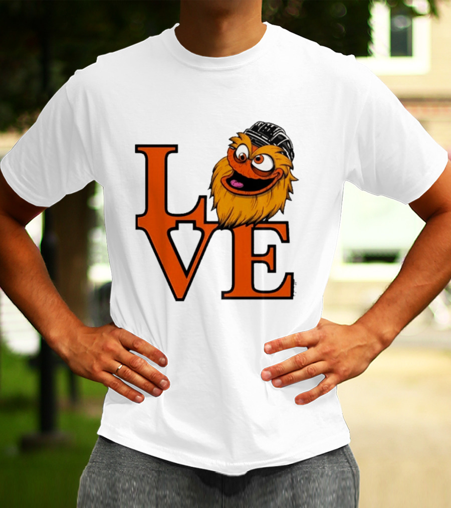 Philadelphia Flyers Gritty Love NHL Hockey 2026 T-Shirt