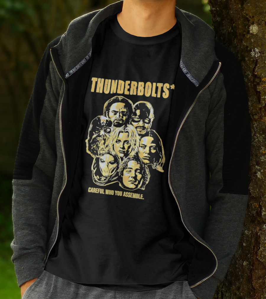Thunderbolts Careful Who You Assemble Marvel Characters T-Shirt