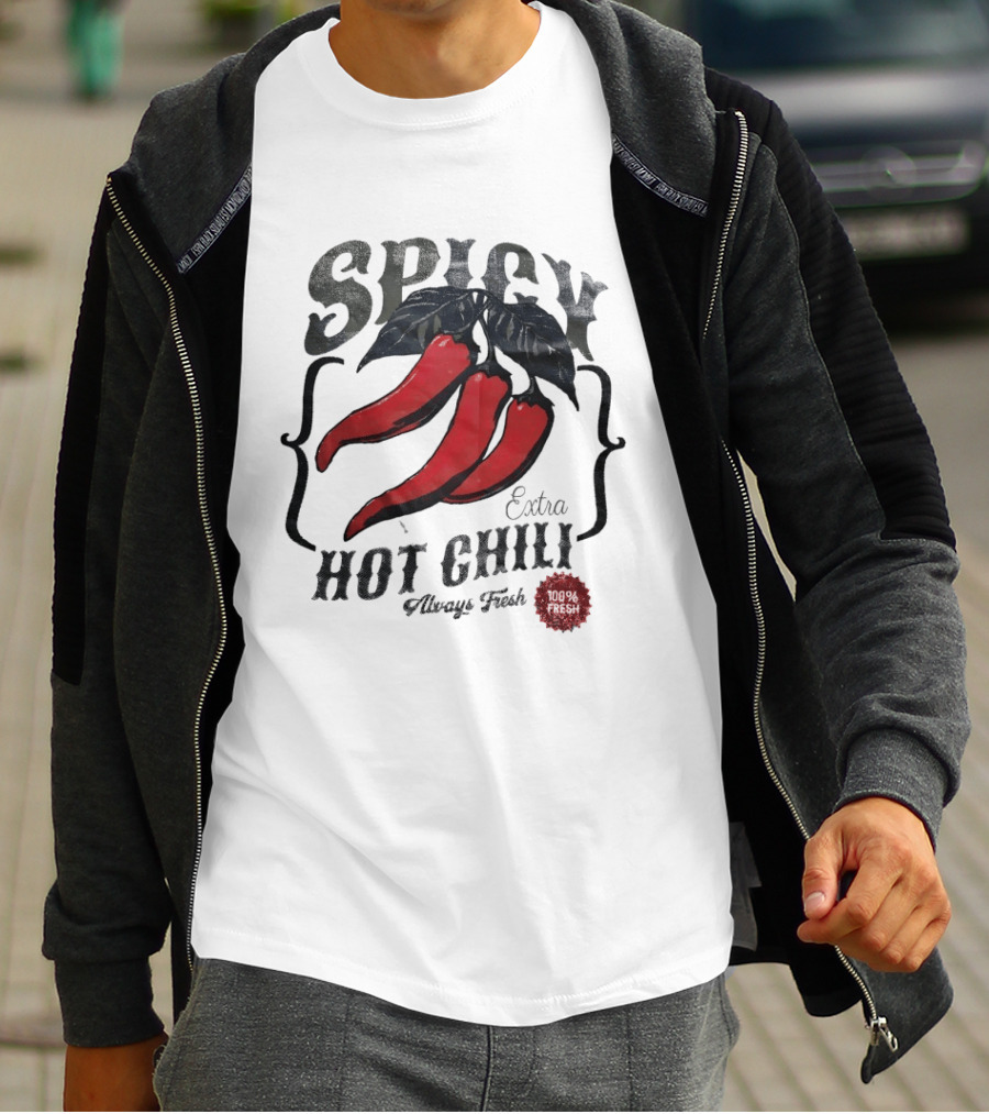 Spicy Extra Hot Chili Always Fresh Red Peppers T-Shirt