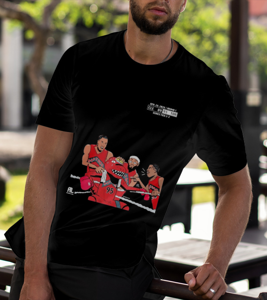A Sketch After Every Raptors Game This Season 2026 Toronto Basketball Team Celebrates Victory In Classic Red Jerseys T-Shirt
