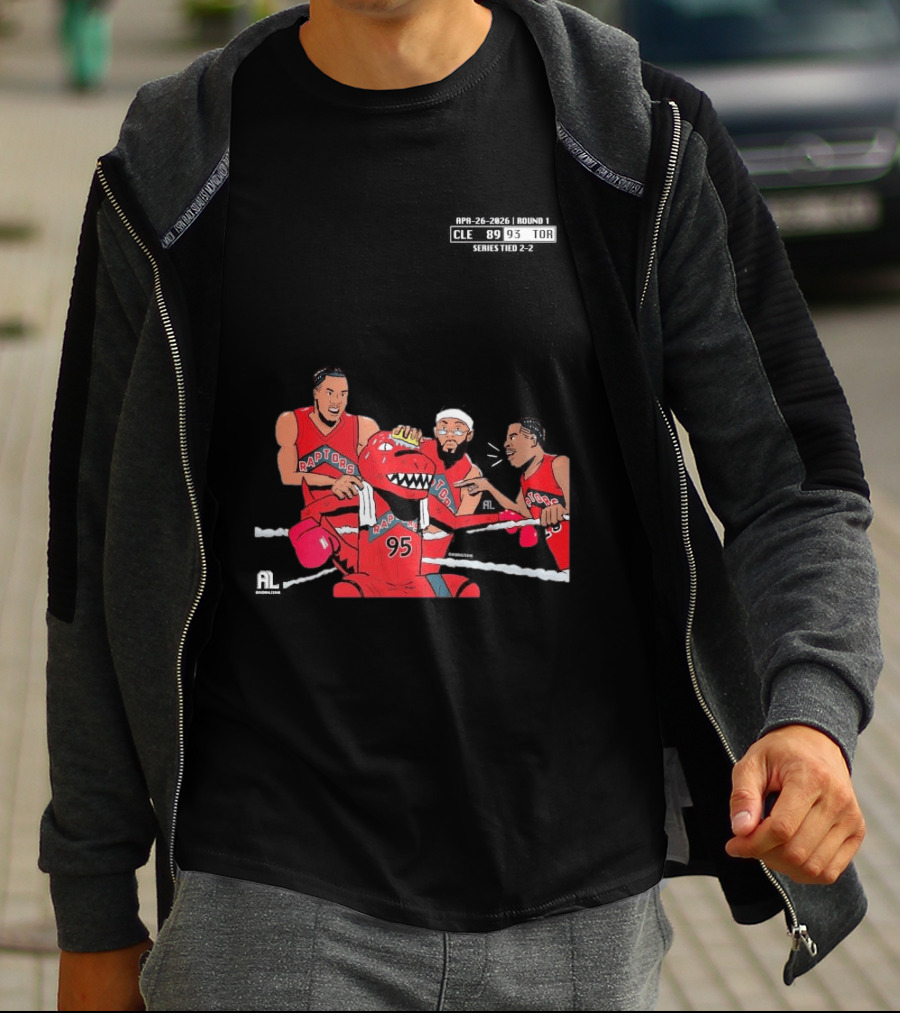 A Sketch After Every Raptors Game This Season 2026 Toronto Basketball Team Celebrates Victory In Classic Red Jerseys T-Shirt