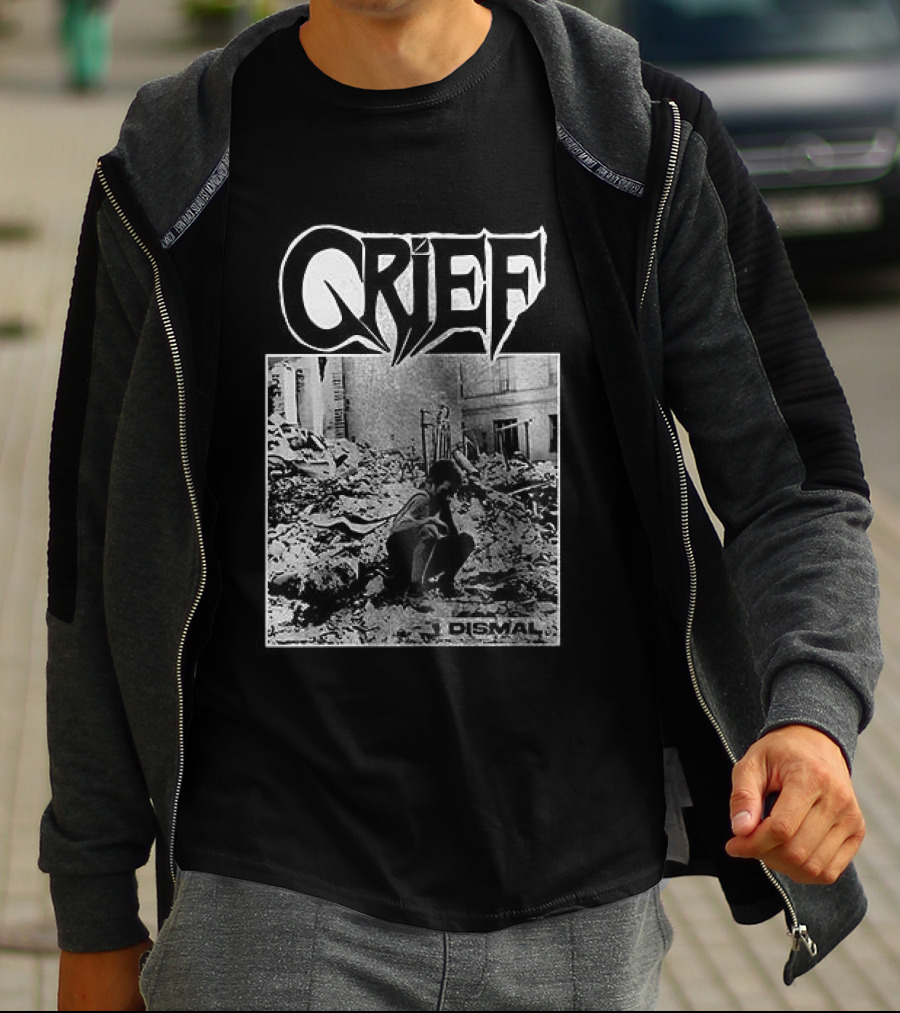 Crief Dismal Vintage Illustration With Forest And Figure T-Shirt