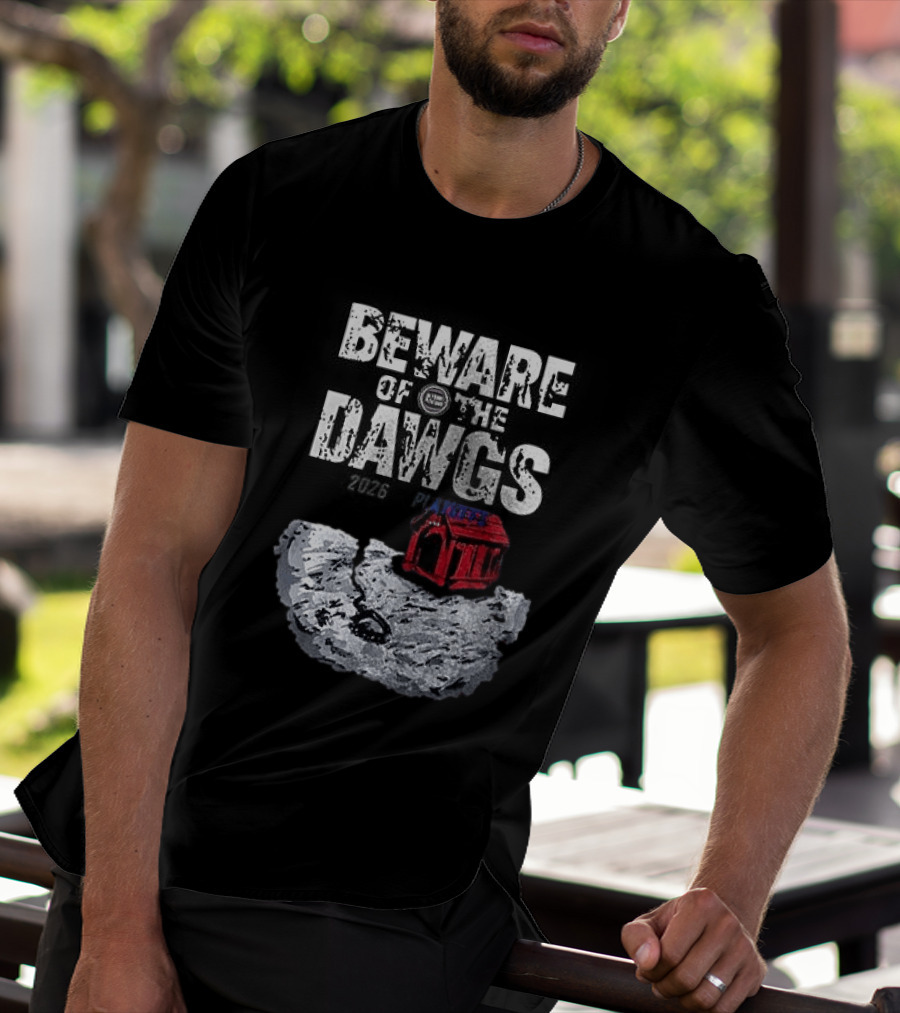 Detroit Pistons Beware Of The Dawgs Nasty Dawgs Rugged Doghouse T-Shirt