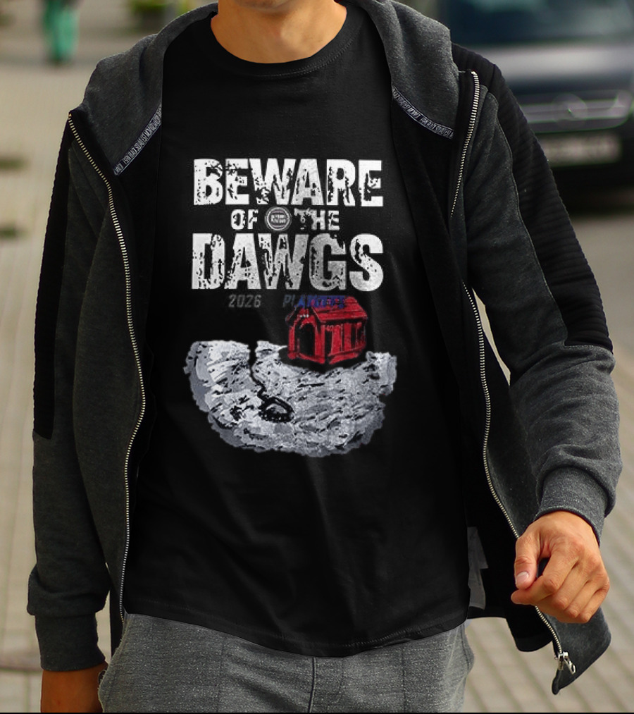 Detroit Pistons Beware Of The Dawgs Nasty Dawgs Rugged Doghouse T-Shirt