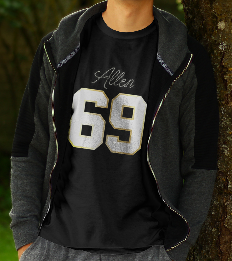 Minnesota Vikings Jared Allen 69 Class Of Legends T-Shirt