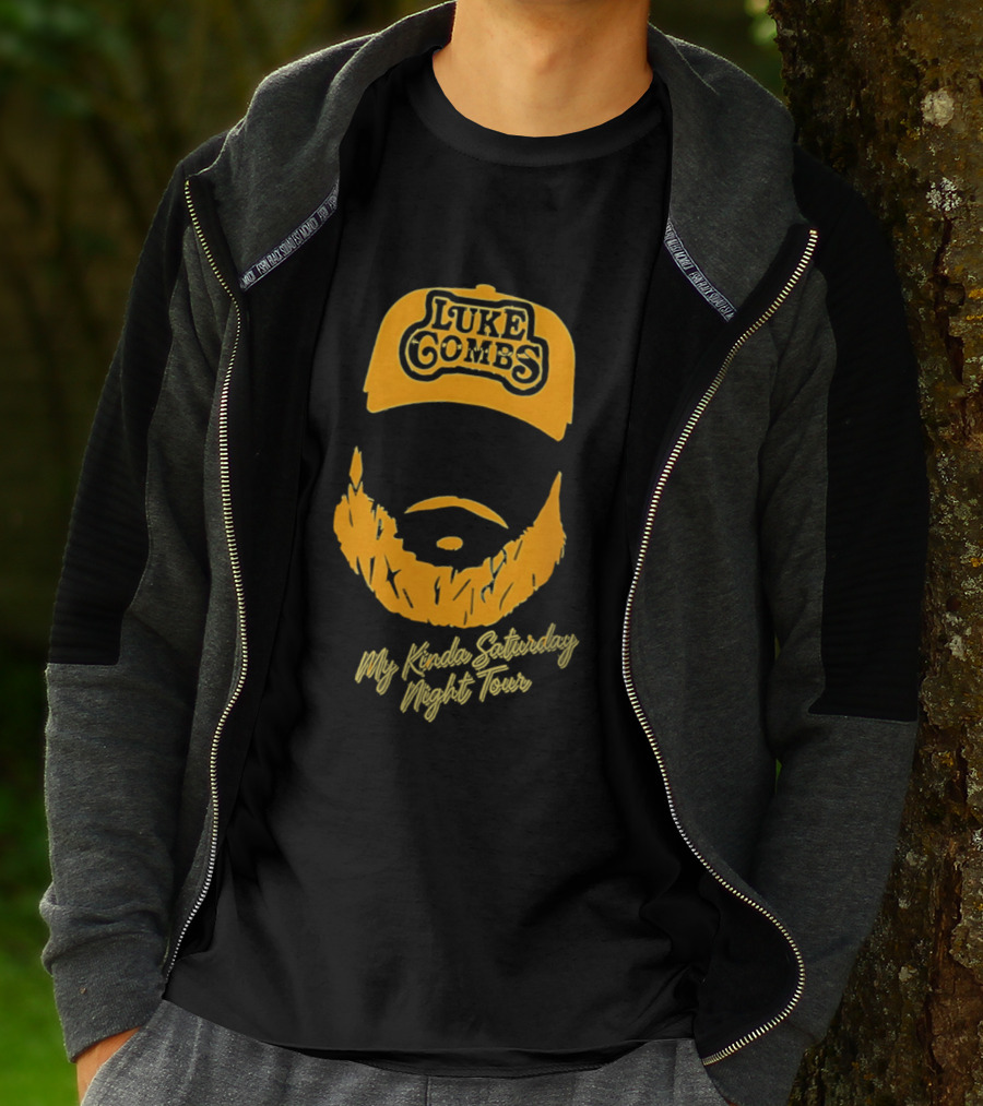 Green Bay Packers Luke Combs My Kinda Saturday Night Tour T-Shirt