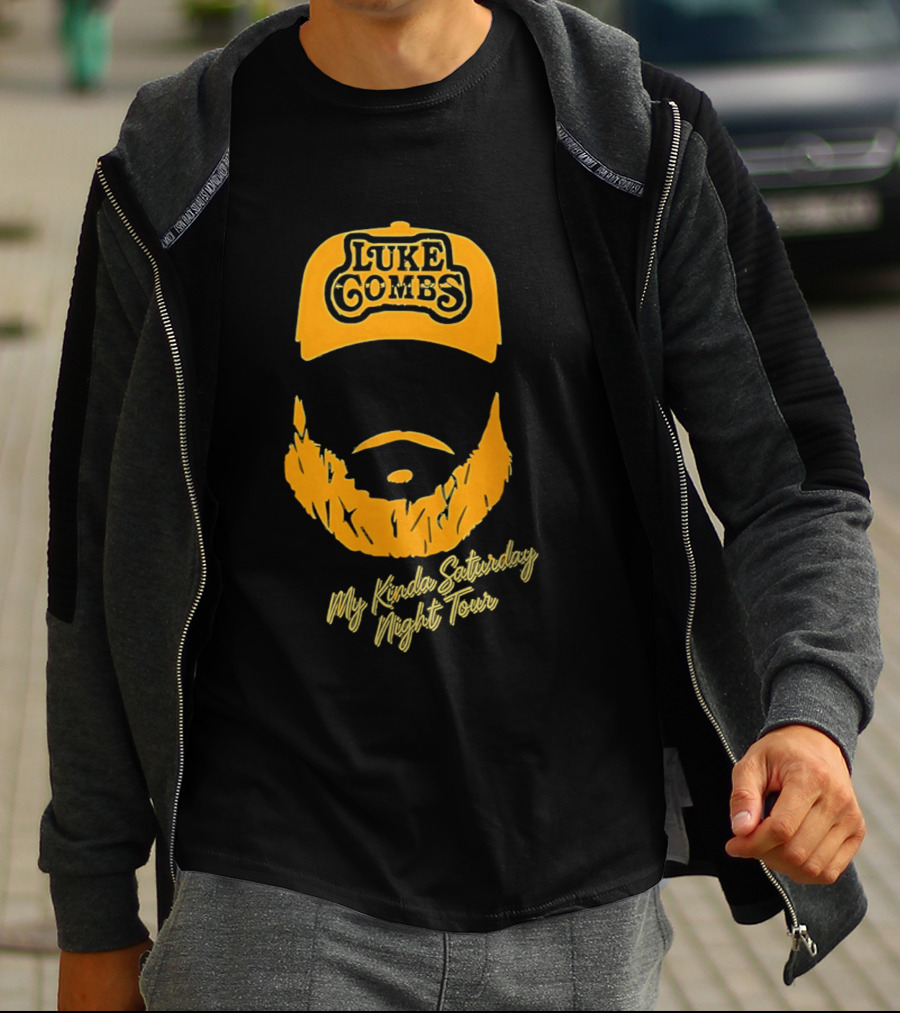 Green Bay Packers Luke Combs My Kinda Saturday Night Tour T-Shirt