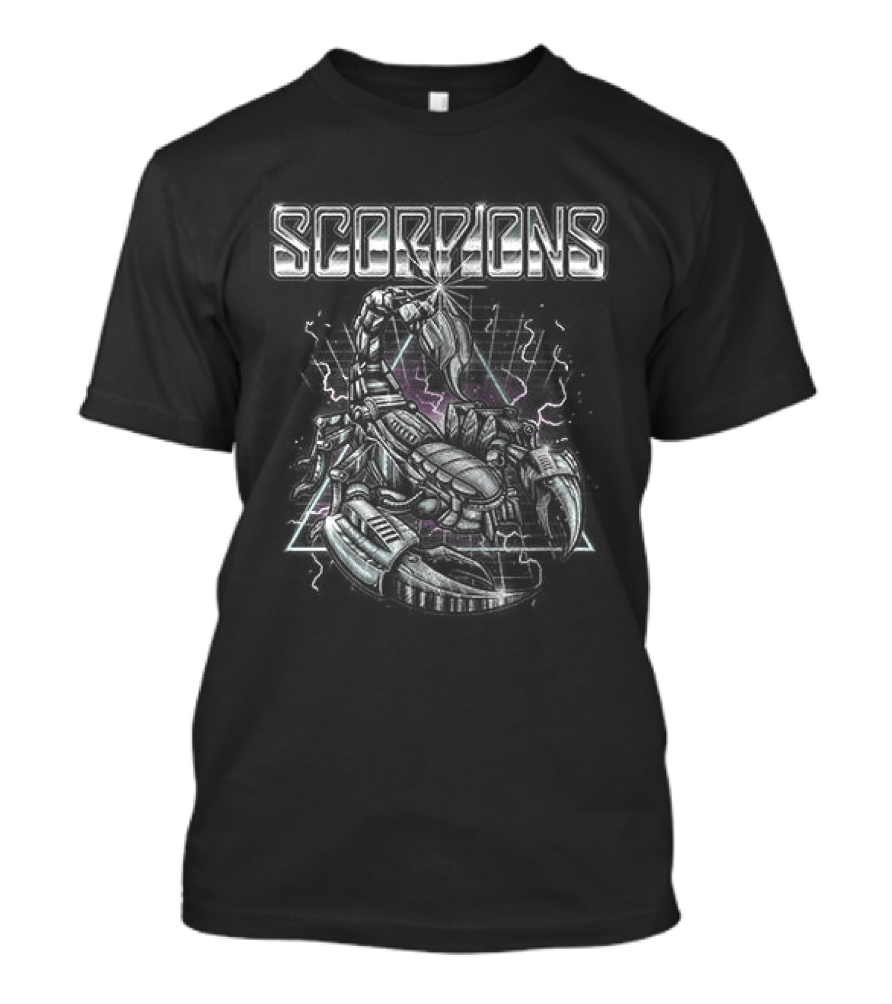 Scorpions European Tour Dates Roster 1979 Band Concert Venues List T-Shirt
