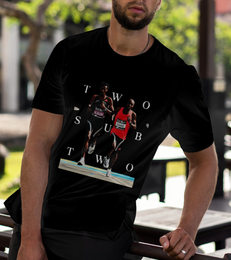 TCS London Marathon Sabastian Sawe Kejelcha Two Sub Two T-Shirt