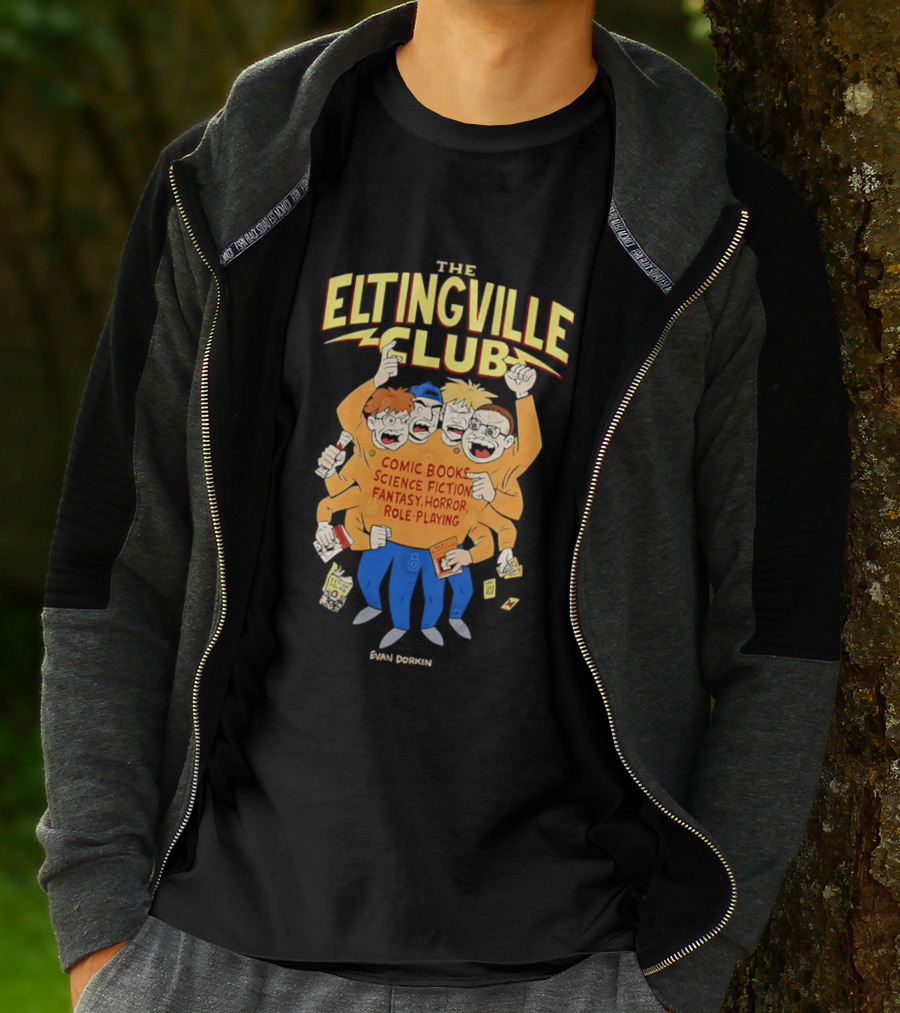 The Eltingville Club Comic Books Science Fiction Fantasy Horror Role Playing Evan Dorkin T-Shirt