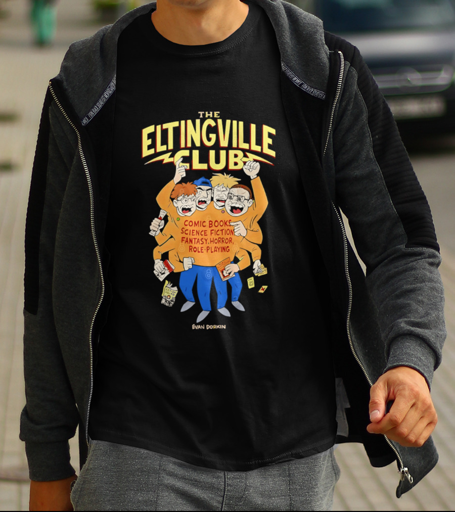 The Eltingville Club Comic Books Science Fiction Fantasy Horror Role Playing Evan Dorkin T-Shirt