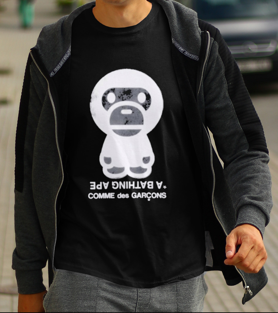 Comme Des Garçons A Bathing Ape Baby Milo Collectible Black Set T-Shirt