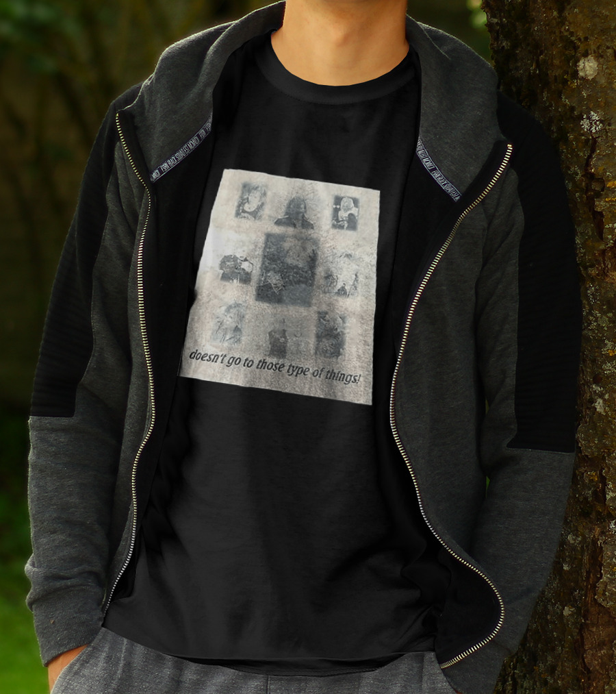Dir En Grey Kyo Collage Doesn't Go To Those Type Of Things T-Shirt