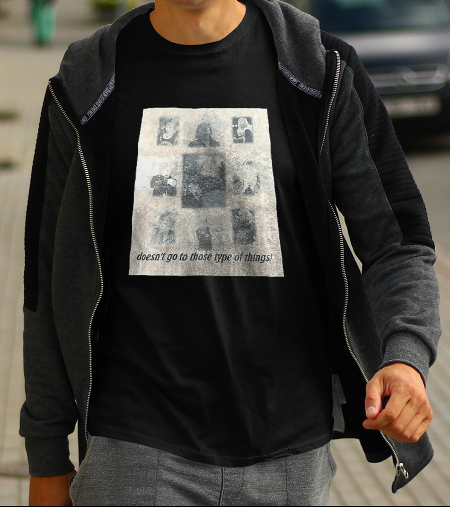 Dir En Grey Kyo Collage Doesn't Go To Those Type Of Things T-Shirt
