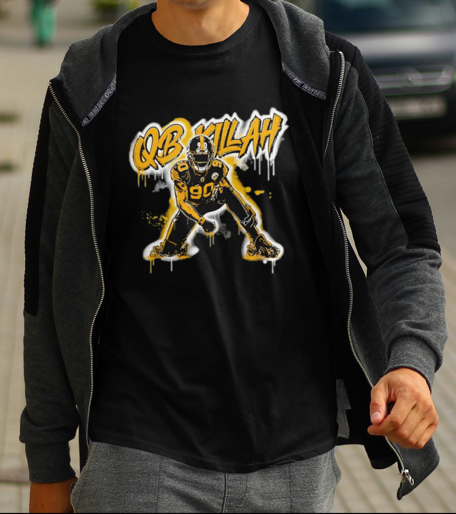 QB Killah T. J. Watt Pittsburgh Steelers Football 2026 Graffiti T-Shirt